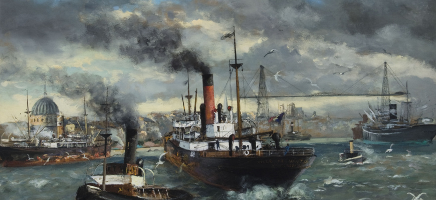 Images croisées, œuvres d&#039;Edmond Bertreux et Pierre Fréor Peinture