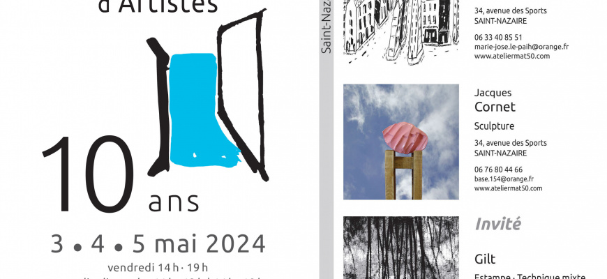 3 artistes ouvrent leur atelier d'artistes à saint-nazaire Pluridisciplinaire
