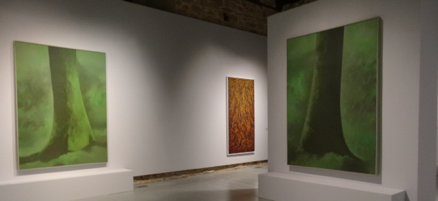 La présence des arbres Peinture