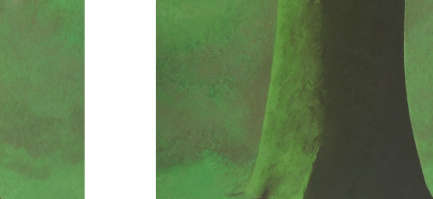 La présence des arbres Peinture