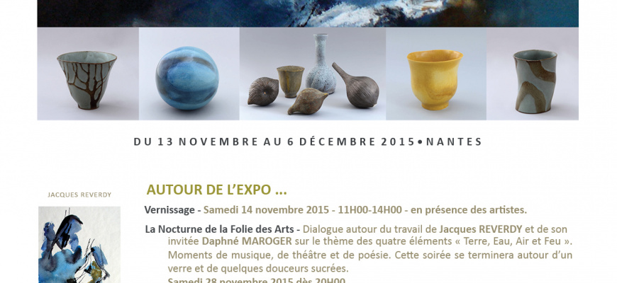 Expo n°13 Jacques Reverdy &amp; Daphné Maroger Art contemporain