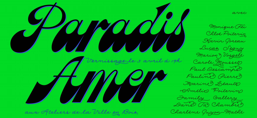 Paradis amer Art contemporain