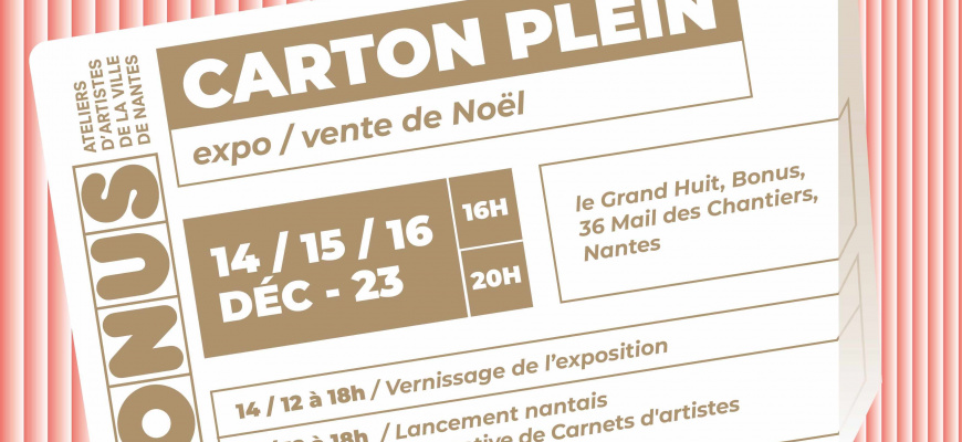 Carton plein - expo vente de Noël d&#039;artistes Exposition collective