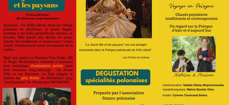 Ciné POLOGNE film + dégustation + concert spectacle 