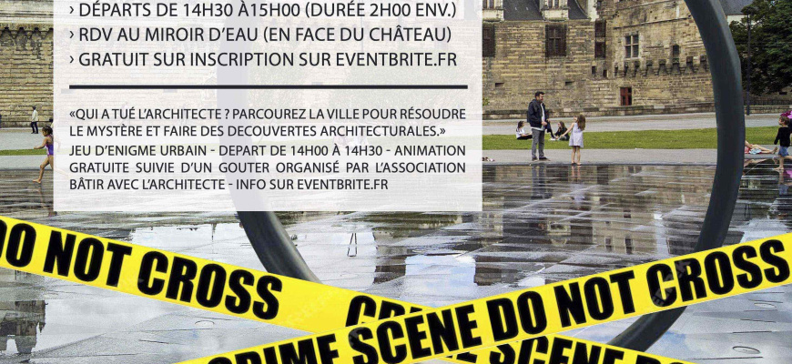 Enquête d&#039;archi - jeu d&#039;énigme urbain Animation