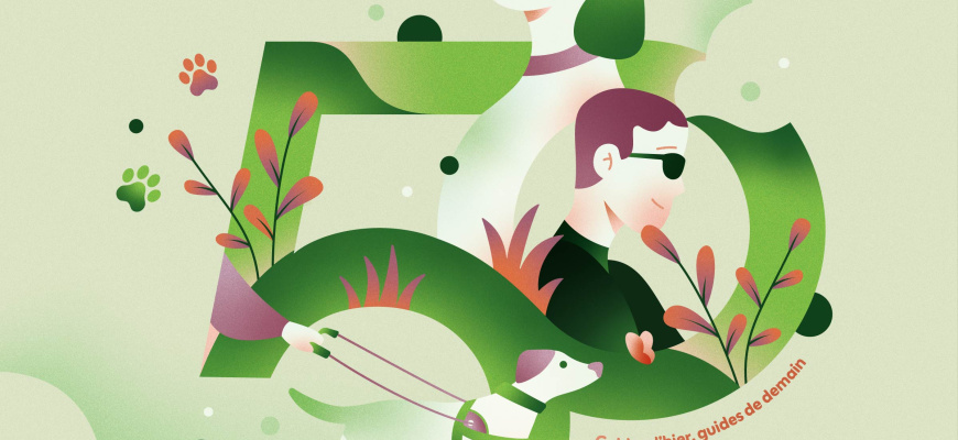 Les Chiens Guides d&#039;Aveugles de l&#039;Ouest fêtent leurs 50 ans ! Animation