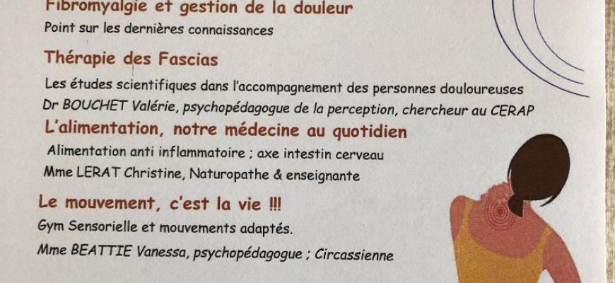 Espoir Fibromyalgie 44 Conférence/Débat