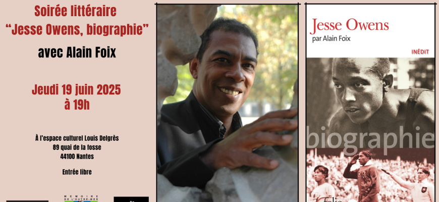 Rencontre littéraire « Jesse Owens, biographie » avec Alain Foix Rencontre