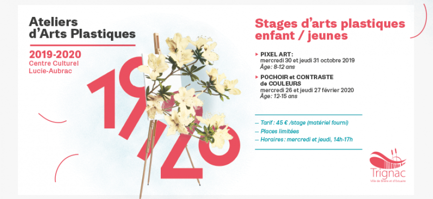Stage arts plastiques 12-15 ans Atelier/Stage