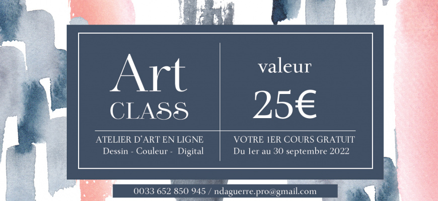 Artclass - cours de dessin à distance Atelier/Stage