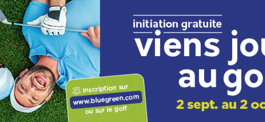 Initiation gratuite au Golf Blue Green Nantes Erdre Sport