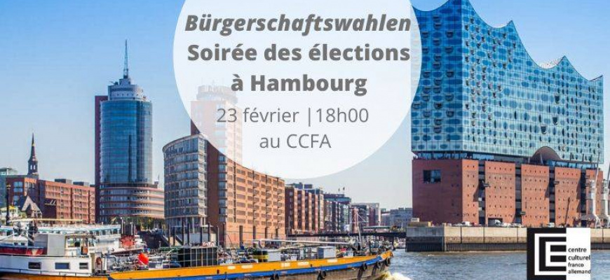 Soirée des élections régionales dans la ville-Etat de Hambourg Conférence/Débat