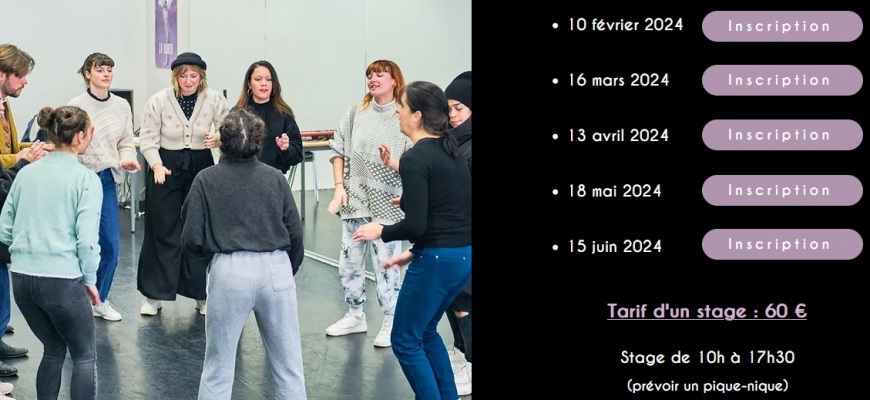 Les samedis "Découverte du Music-Hall" Atelier/Stage