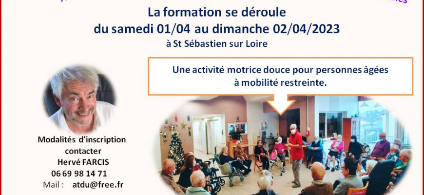 FORMATION  animateur trice en danse assise Atelier/Stage