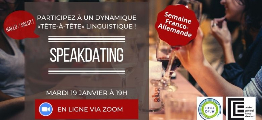 Speak-Dating franco-allemand du mois de janvier Rencontre