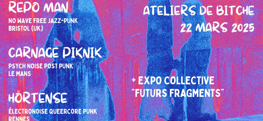 Repo Man + Carnage Piknik + Hörtense en concert Musiques actuelles