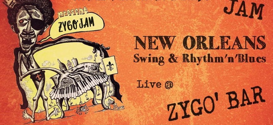 Jam New Orleans avec Denis Agenet + invités Jazz/Blues