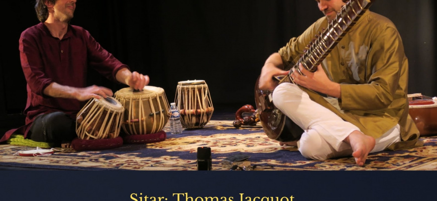 Musique de l&#039;Inde du Nord: duo Sitar et Tabla Musique du monde