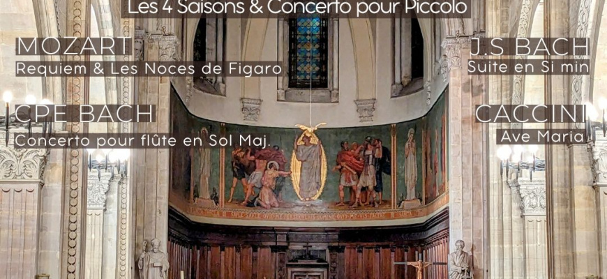 Les 4 Saisons de Vivaldi, Requiem de Mozart, Ave Maria de Caccini Classique/Lyrique