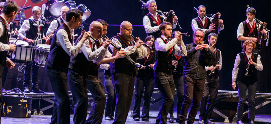 Ouverture des JO avec le Bagad de Saint-Nazaire Musique traditionnelle