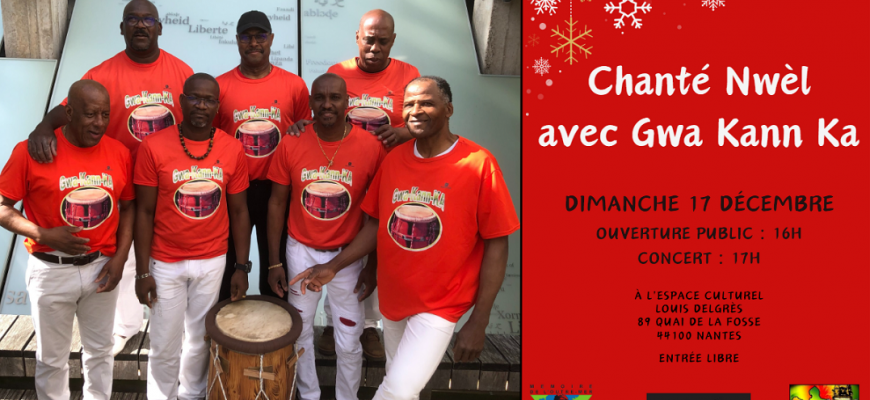 Chanté Nwèl avec Gwa Kann Ka Musique traditionnelle