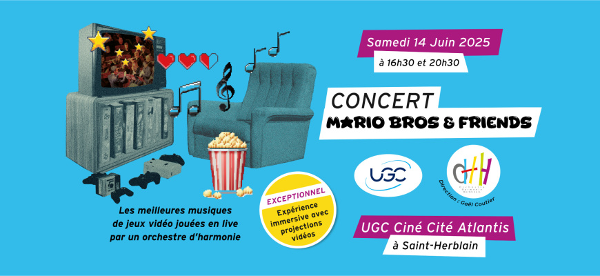 Concert Mario Bros & Friends Classique/Lyrique
