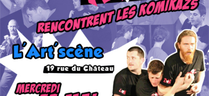 Cabaret impro les Diabolos Nantes rencontrent les Komikazs Théâtre