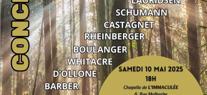 Concert de Printemps de la Schola Cantorum de Nantes Classique/Lyrique