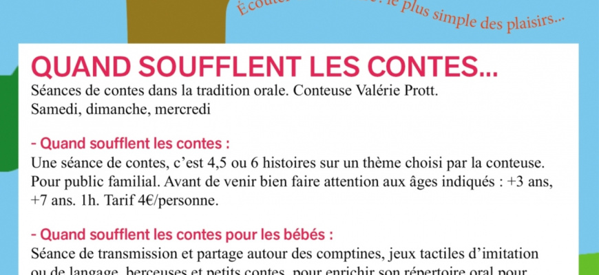 Quand soufflent les contes pour les BB : Miam, c’est trop bon Conte