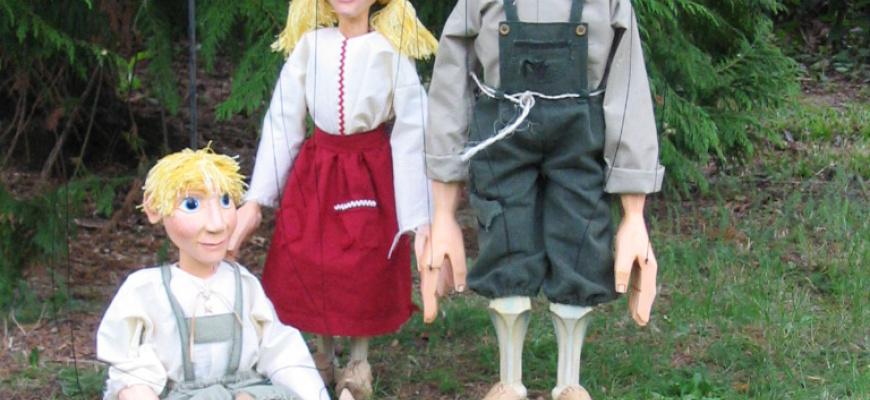 Hansel et Gretel Marionnettes/Objets