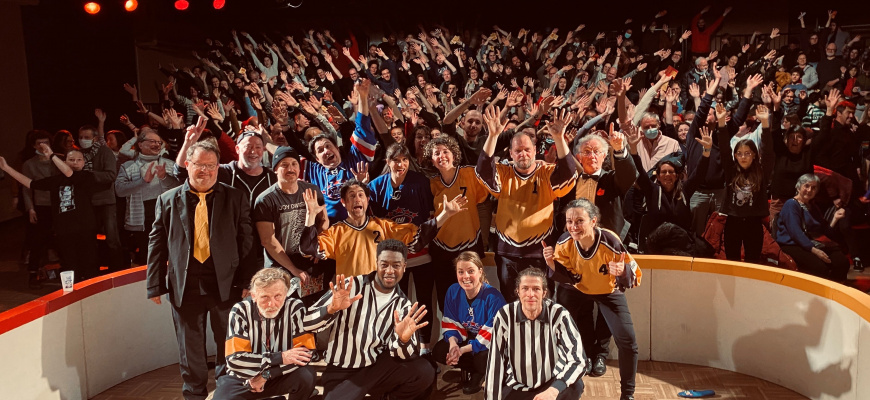 Match d'impro professionnel - La LINA vs La LNI (Québec) Théâtre