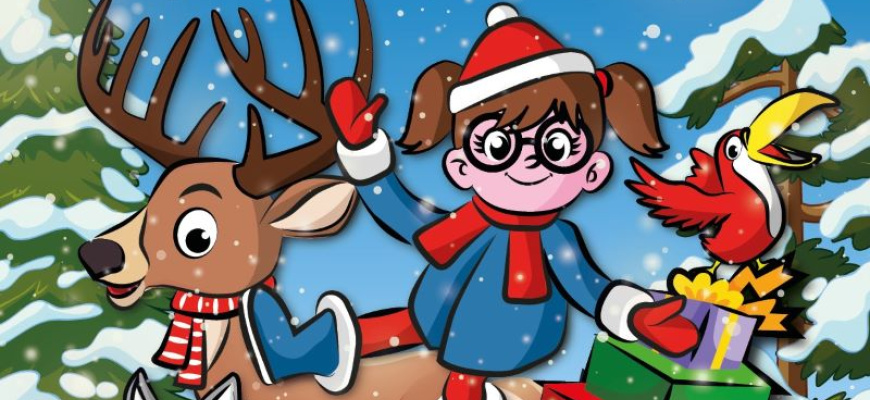 Lily et le traîneau du Père Noël Conte