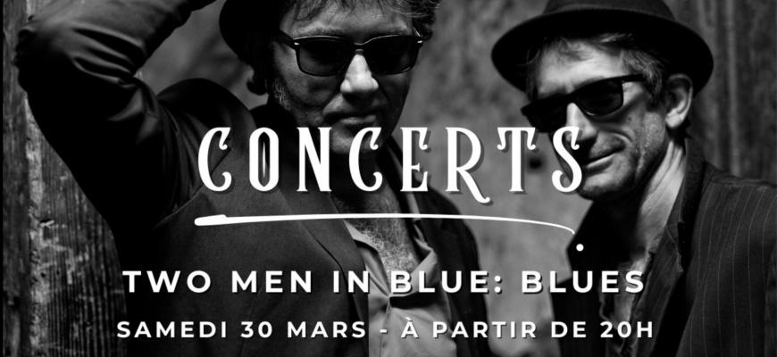 Two men in blue  Jazz/Blues