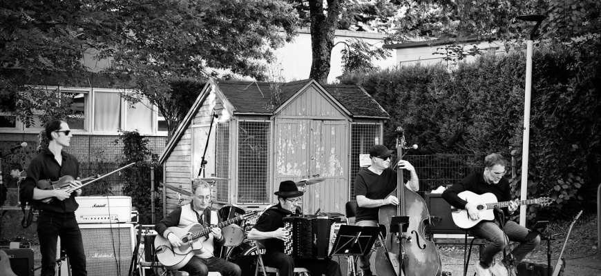 concert Ruban Vert avec quartet chantilly Musique du monde
