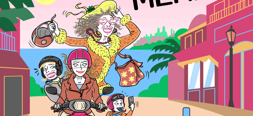 Trois femmes au bord de la crise de mère Humour