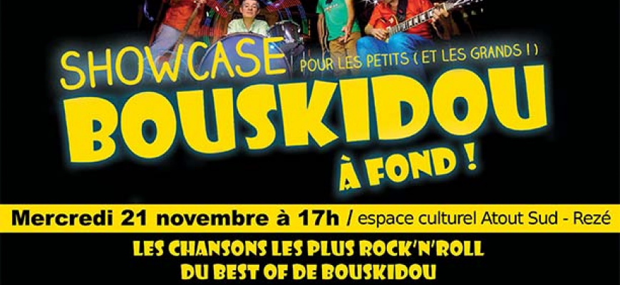 Bouskidou en showcase à Atout Sud ! Concert jeune public