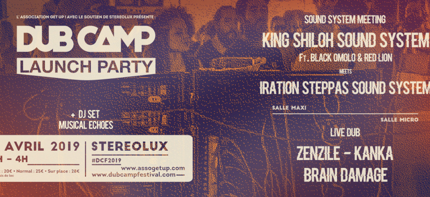 Dub Camp Launch Party Reggae/Ragga/Dub