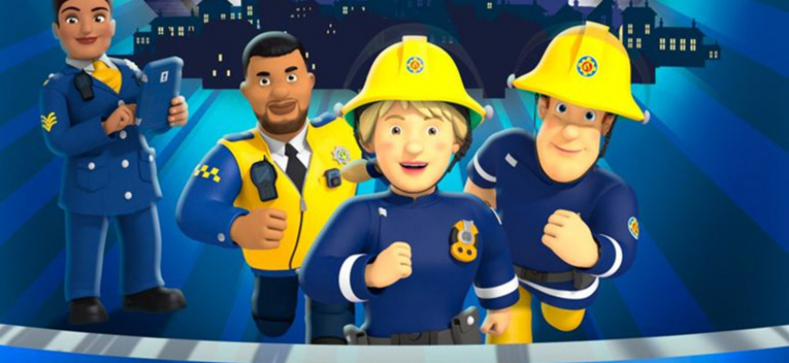 Sam le pompier &amp; le mystérieux Super-Héros Animation