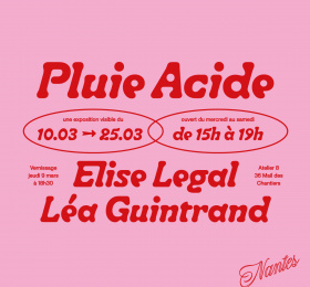 Image « Pluie acide », une exposition d’Elise Legal et Léa Guintrand Art contemporain