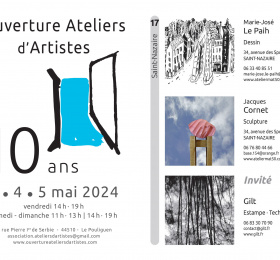 3 artistes ouvrent leur atelier d'artistes à saint-nazaire