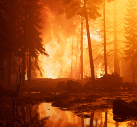 Image Wildfire Art contemporain