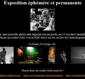 Image Expo éphémère et permanente Photographie