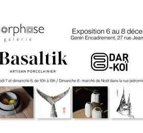 Image Basaltik, céramiques | Darkoï, gyotakus | expo éphémère | Artisanat d'art Art contemporain