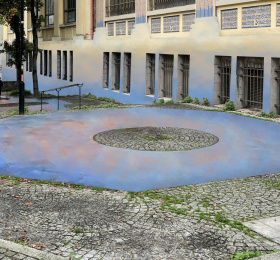 Peinture Tolérance Toujours - Flora Moscovici / Voyage à Nantes