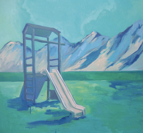 Image Le bleu du ciel - Marie Vandooren & À deux doigts Art contemporain