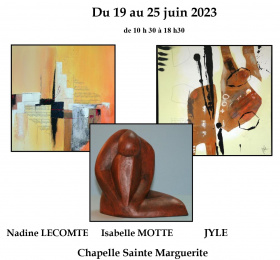 Image Exposition peinture et sculpture @ Isabelle Motte @ Pornichet Art contemporain
