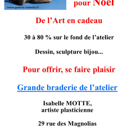 Image Grande braderie de l’atelier d'art d'Isabelle MOTTE Art contemporain