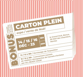 Image Carton plein - expo vente de Noël d'artistes Exposition collective