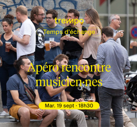 Image Apéro rencontre musicien·nes Musiques actuelles