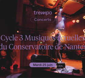 Image Concert : Cycle 3 Musiques actuelles du Conservatoire de Nantes Musiques actuelles